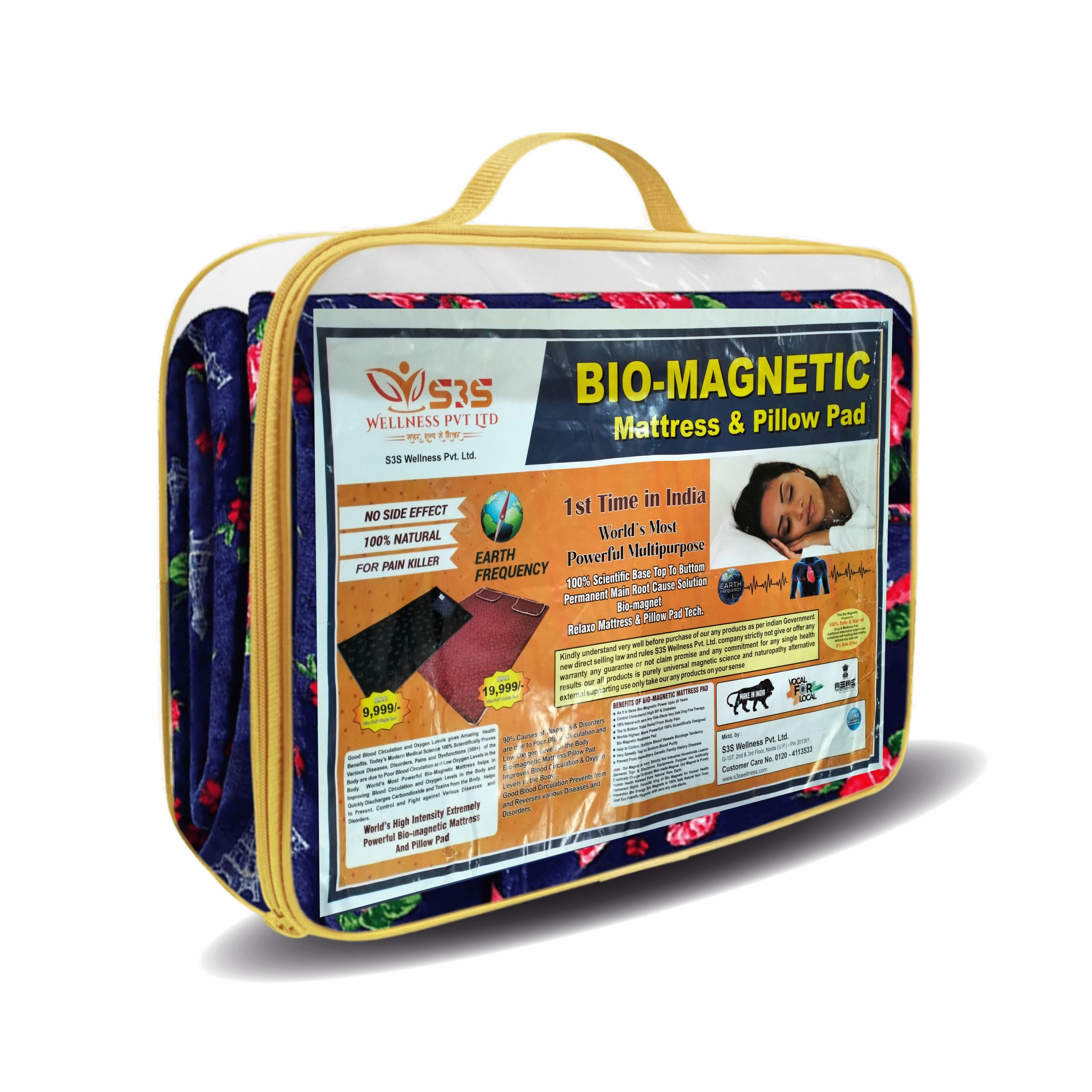 Bio-Magnetic Mattress & Pillow Pad 3'x6'